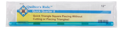 Quilter's Rule Quick Quarter 30 cm Ruler for Measuring Fabric 0