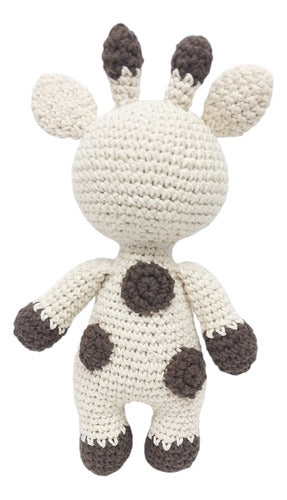 PuroAmorAmigrumis Amigurumi Muñeco De Apego Jirafa - 22 Cm 1