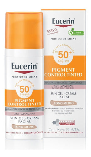 Combo X3 Eucerin Solar Fps50 Pigment Control Tono Medio 50ml 5