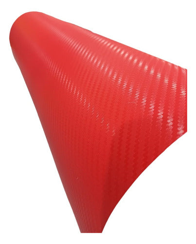 Polgraf Red Carbon Fiber Vinyl 1.52m X 1.00m 0