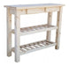 OH16 Breakfast Bar with 2 Shelves - 1.20 Meters, Pine Wood 0