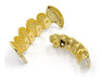 Jinao 18 Carat Gold Plated Grillz Set for Golden Teeth 5