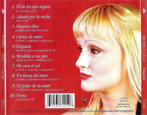 Monica Cruz  Telepatia Cd Nuevo Cerrado 1