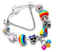 Los Colgantes de Sofia Skulls Bear Bracelet 0