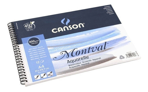 Canson Montval Block Grano Fino 29.7 X 42 Cm 300 Grs 100 H 1