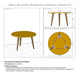 Brilha Vintage Round Center Living Room Table 1