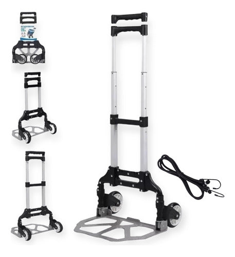 Montoya Importadora Portable Folding Hand Truck Aluminum Capacity 80 kg 1