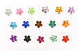 Faceted Acrylic Sewing Gem Flower 20x20 - Pack of 100 1