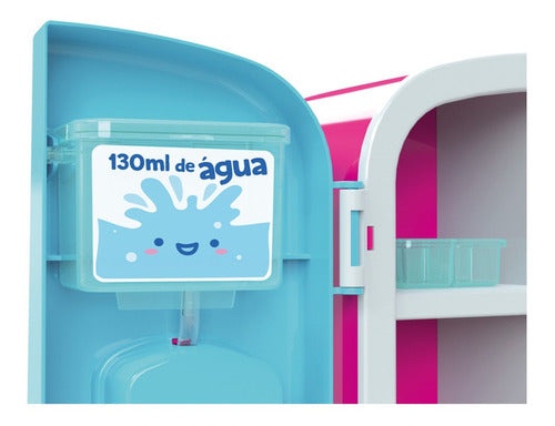 Geladeira My Little Sai Água De Verdade + Aces. - Divertoys 1