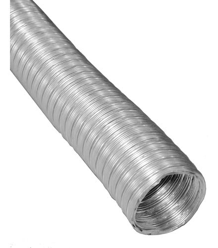 ZSF Caño Corrugado Flexible Aluminio Ø 5'' Extensible A 2 Mts 0