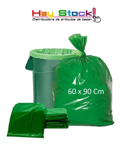 Make Green Waste Bag 60x90 Cm 30 Microns - Pack of 300 Units 1