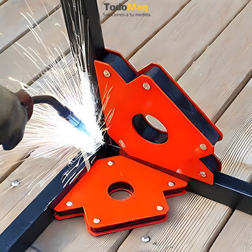 Lusqtoff Magnetic Square 3" 9kg for Welding Kit X 2 U. 2