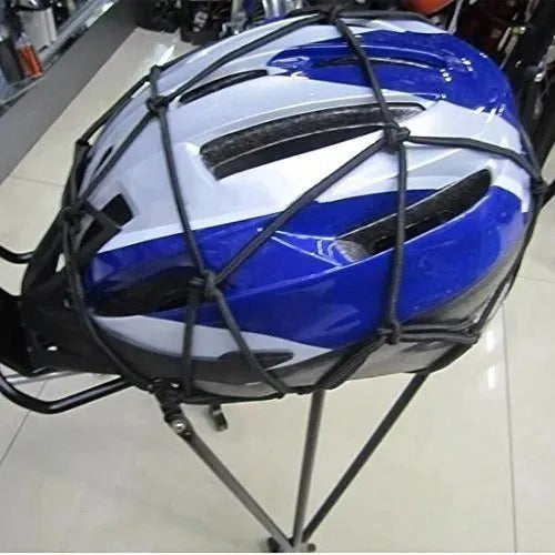 Motorcycle Octopus Net 38x38 with 6 Metal Hooks - Ideal for Helmet 5