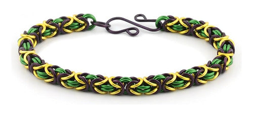 Weave Got Maille 3-Color Byzantine Chain Maille Bracelet Kit 1