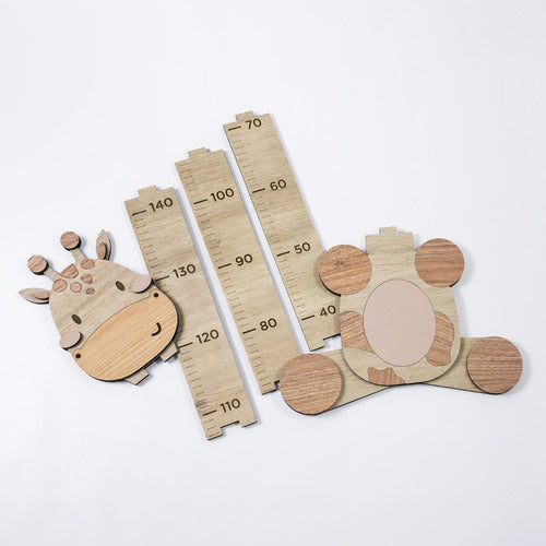 Wooden Children's Height Measurement Ruler 2