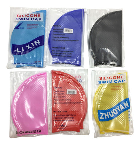 Silicone Swimming Cap in PVC Case 1