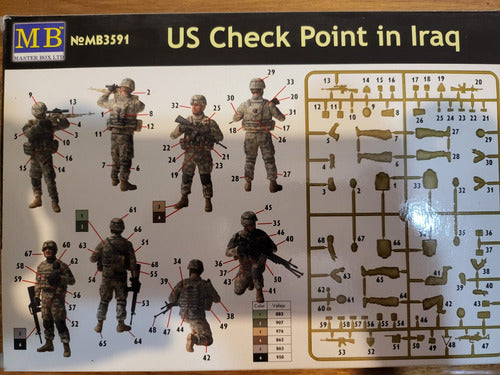 Master Box 1/35 Us Check Point In Iraq 2