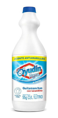 Quitamanchas Ayudin Con Lavandina Blancos Intensos 2un X 1lt 0