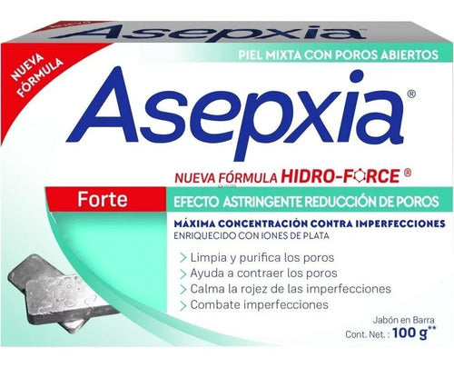 Genomma Lab 5 Un Asepxia Jabón Forte X 100grs Antiacné Grasitud 0