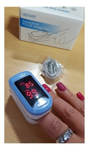 Pulse Oximeter Finger LED Kit + Infrared Thermometer ANMAT Approved 2