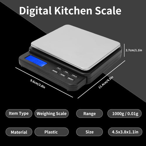 Liccx High Precision Digital Weighing Scale 35.27 oz/0.00 oz 1