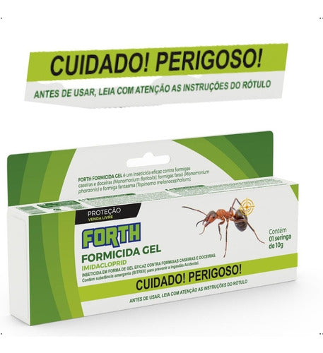 Forth Formicida Gel - Seringa 10g - C/ Trava De Segurança 4