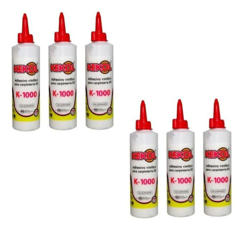 Kekol K1000 Vinyl Adhesive Carpintero 500gr Pack X 6 0