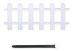 Deses Plast Traditional Plastic Fence Garden Bed 2.10m x 35cm x 5 1