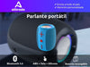 Portable Bluetooth Speaker with RGB Lights Water Resistant USB 5W 1
