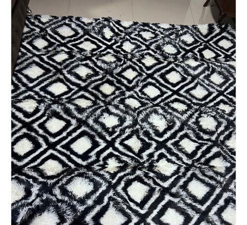 2x2.40 Ft Approx Nordic Long Pile Rugs Design Offer 2