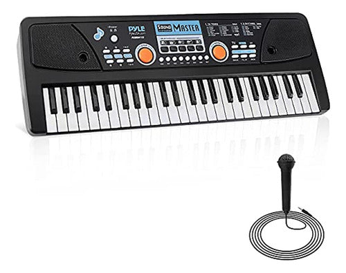 Pyle Electric 49-Key Karaoke Music Piano Keyboard 0