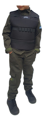 Kids Gendarmerie Soldier Costume 1