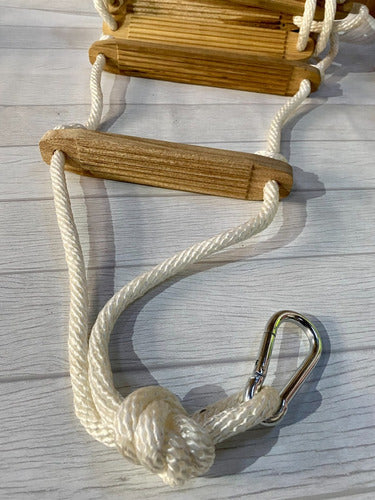 Classic Nautical Rope Roll-Up Ladder - Premium Quality 3