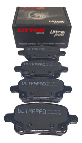 Litton Rear Brake Pad Set for Chevrolet Cruze 1.4 0