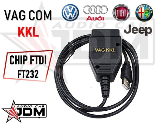 ADAPTADORES MULTIECUSCAN Scanner Vag Kkl Multiecuscan Vcds Fiat Vw + Kit Adaptadores 1