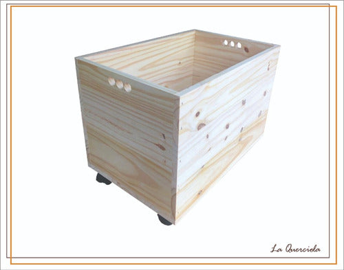 Cajon Baul Juguetero Con Ruedas 2