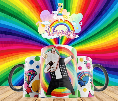 Plantillas Sublimar Tazas Unicornios Infantiles Cancheros #2 5