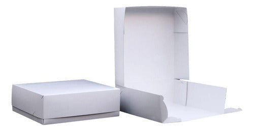 Pick My Pack Caja Tortas Petit Four 28x28x10 Marron O Blanco Pack X 30 U 4