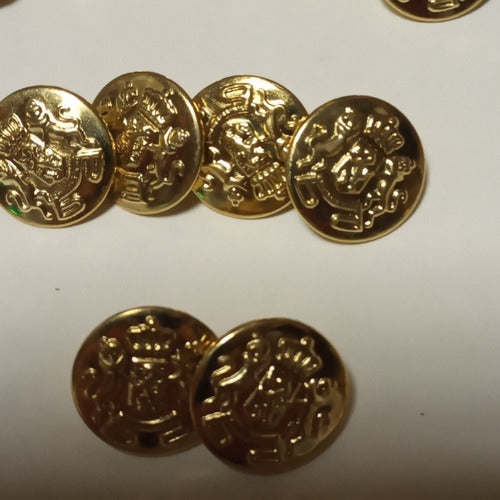 Antigua Casa De Botones Golden Buttons T 15mm .x 8 1