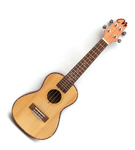 Magma Soprano Ukulele MKS45 with Spruce Wood and Engraved Trim 0