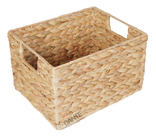 Dante Hogar Large Rectangular Woven Organizer Basket 25x17 0