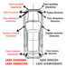 Guardaplast Delantero Izquierdo Toyota Corolla 2008-2014 2