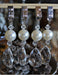 Luciano Dutari Casa - Set of 8 Pearl and Fringe Table Weights 0