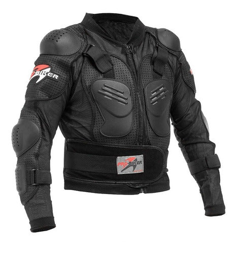 Pro Biker Pechera Kit Jacket + Pro Biker Gloves + Goggles - Fas 1