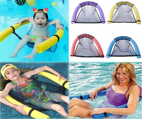 Poltrona Flutuante Boia Espaguete Piscina Adulto/infantil 0