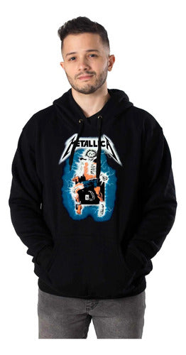 De Hoy No Pasa Metallica Rock Hoodie 0