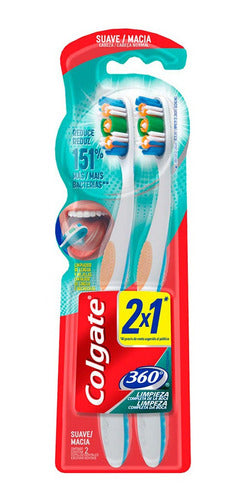 12 Units Colgate 360 Toothbrush Combo 2x1 Soft Bristles 0