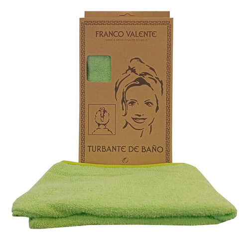 Franco Valente Turban Towel 100% Cotton Bath Lima 0