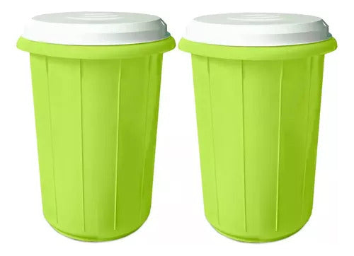 Colombraro 72L Garbage Bin Kit - Set of 2 2