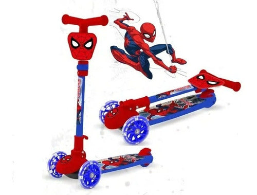 Spiderman Foldable Large Metal Scooter 0